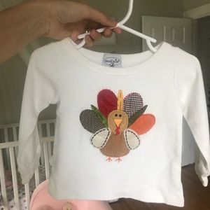 Mudpie long sleeve thanksgiving/turkey sweater top